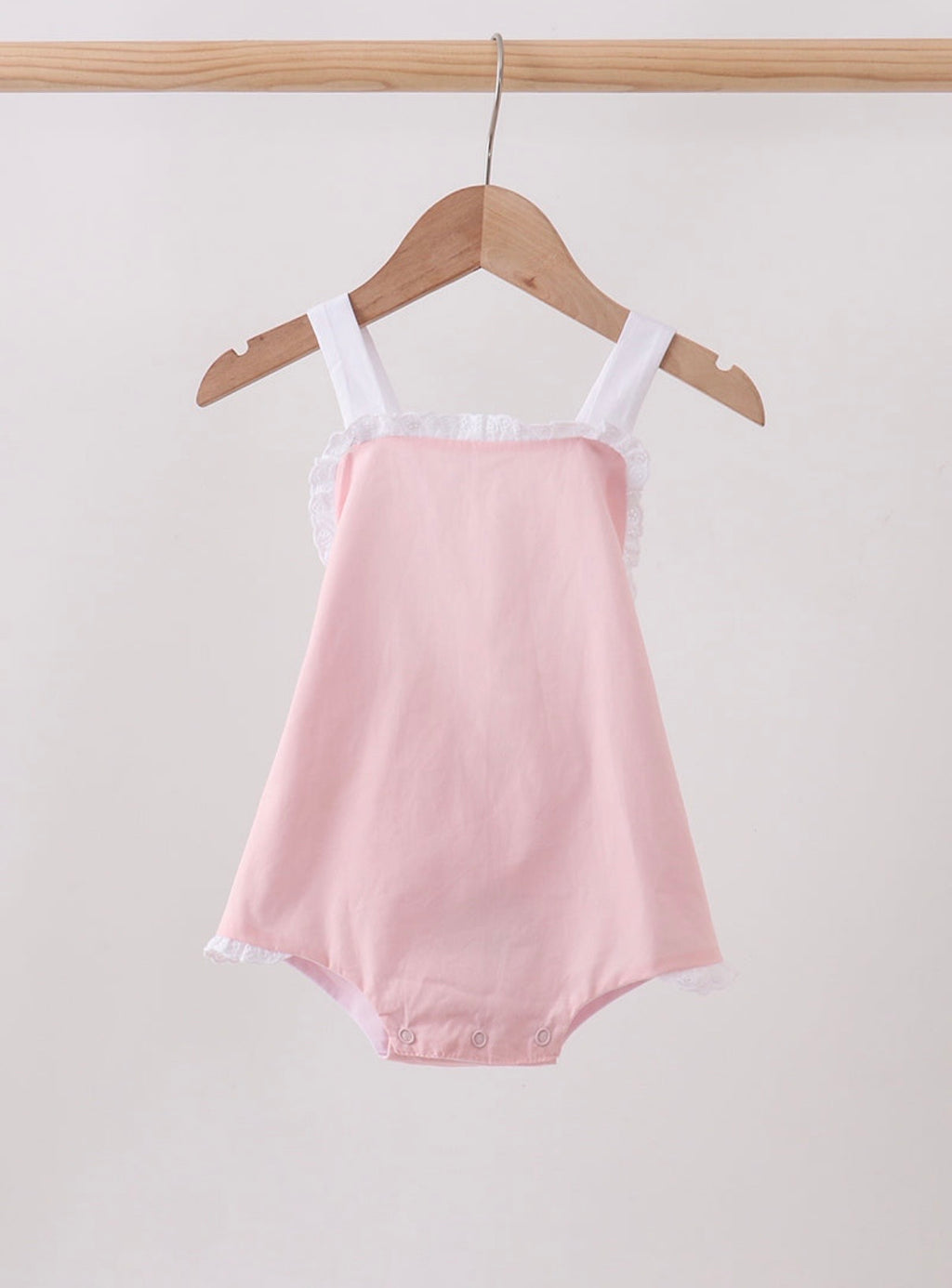 Pink Ruffle Bow Sunsuit