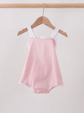 Pink Ruffle Bow Sunsuit