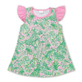 Fish watercolor flutter dress