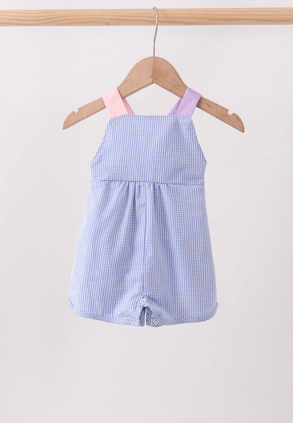 Blue Bow romper