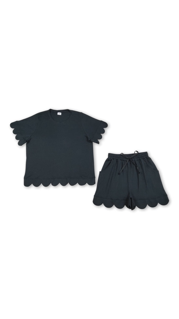 Women’s Scallop Set Solids