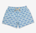 Fish swim trunks