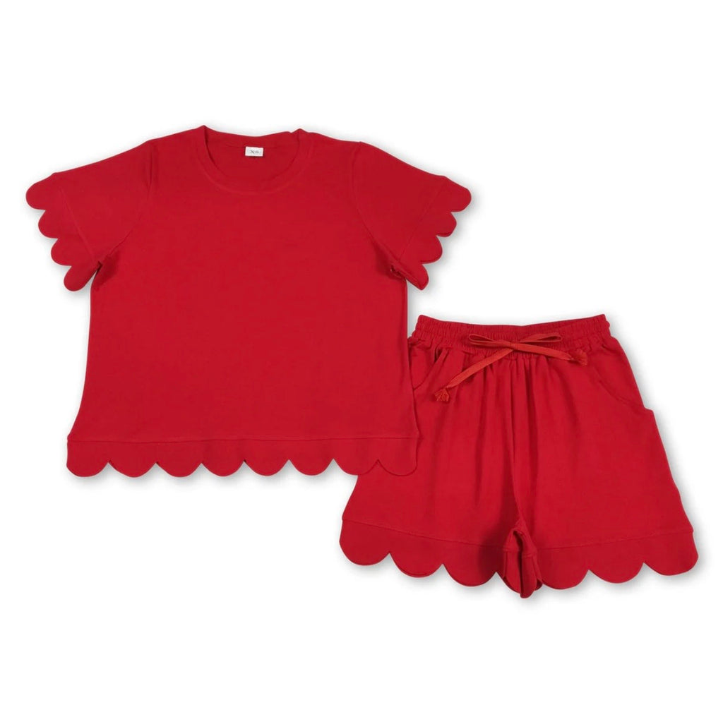 Women’s Scallop Set Solids