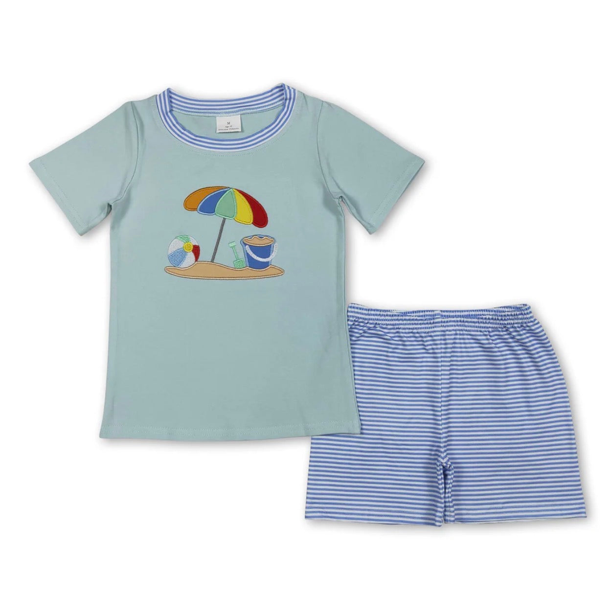 Beach day boys shorts set