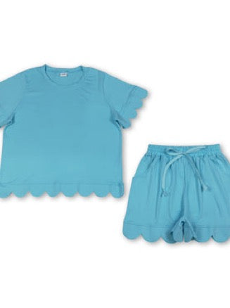 Women’s Scallop Set Solids