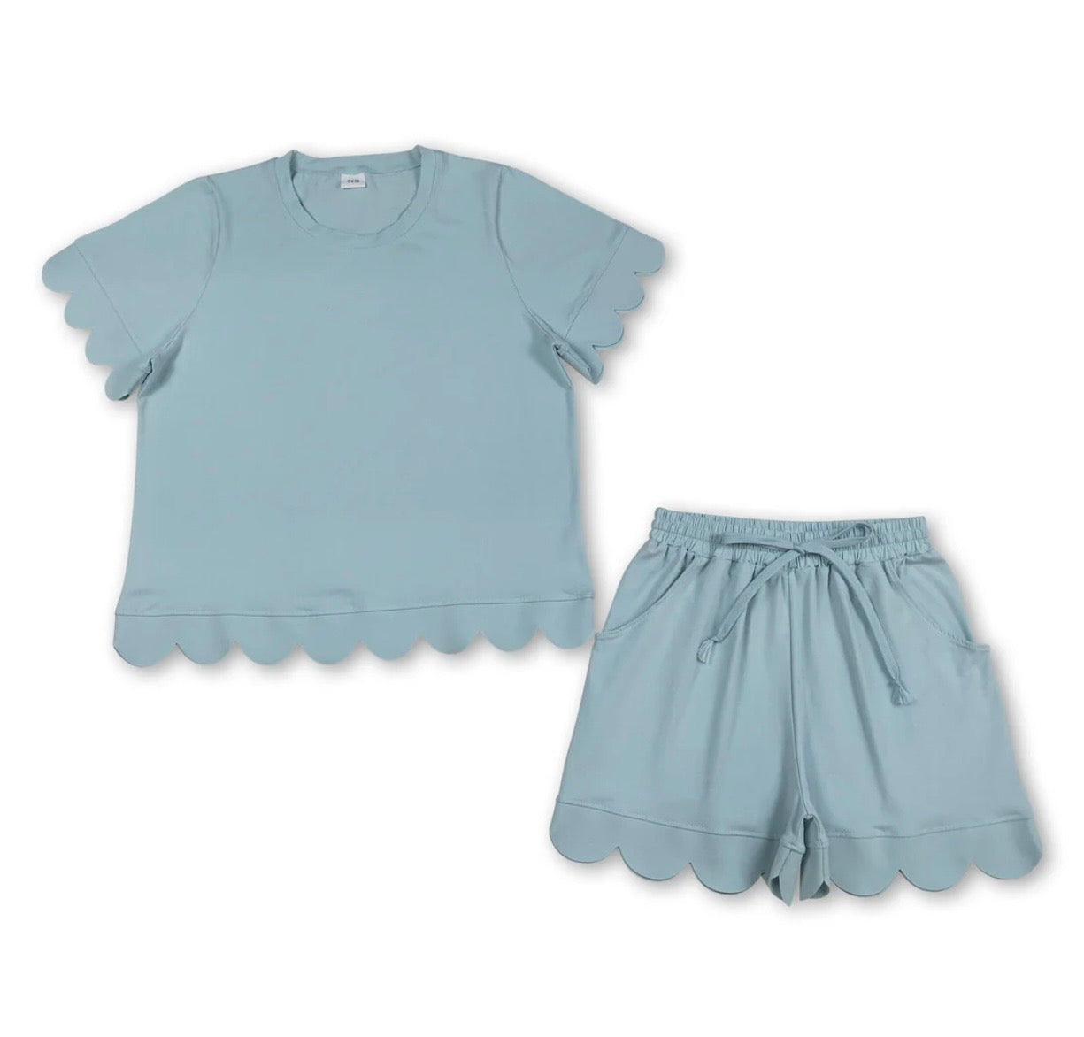 Women’s Scallop Set Solids