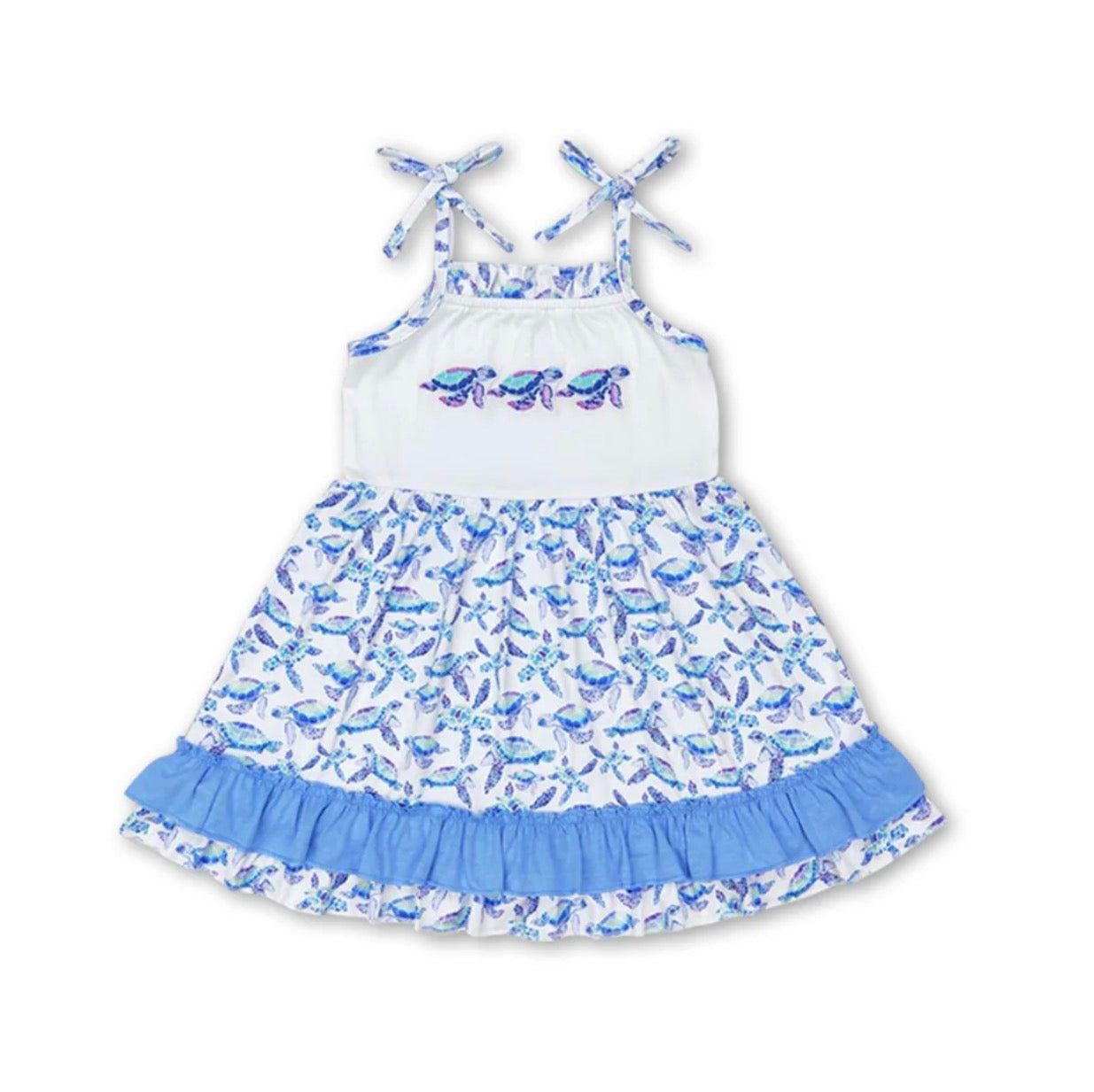 Sea turtle girls dress