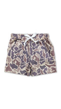 Khaki camo boys pocket shorts