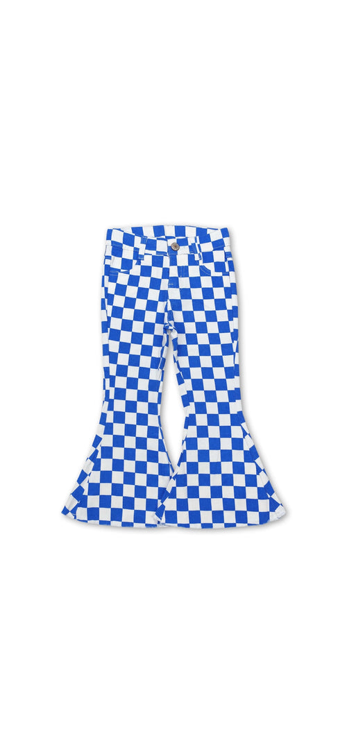 Checkered jeans