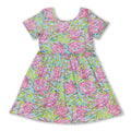 Turtle watercolor dress