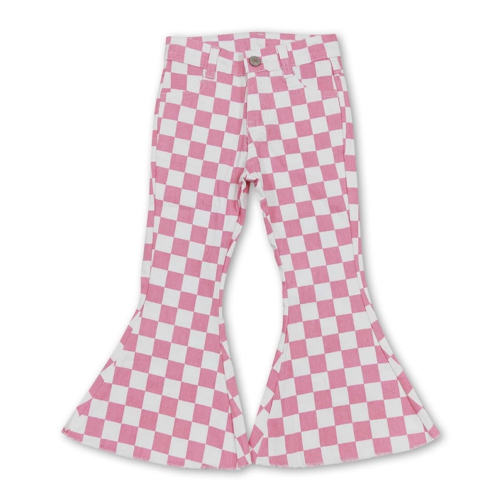 Checkered jeans