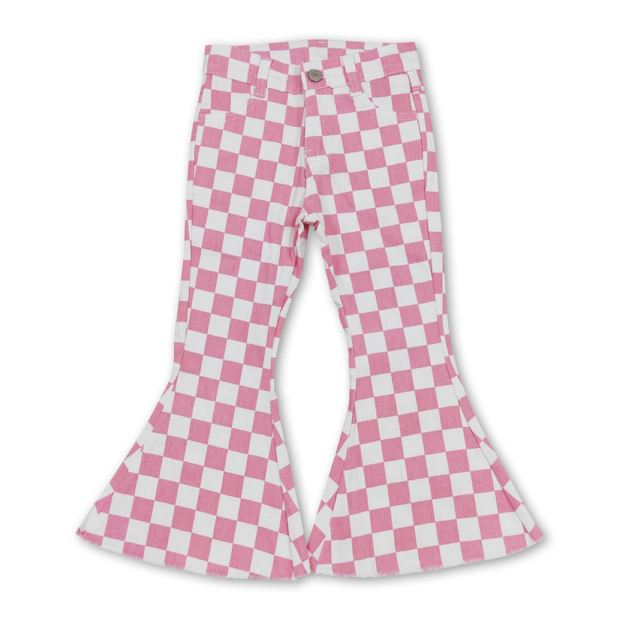 Checkered jeans
