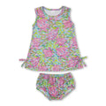 Turtle watercolor bloomers set