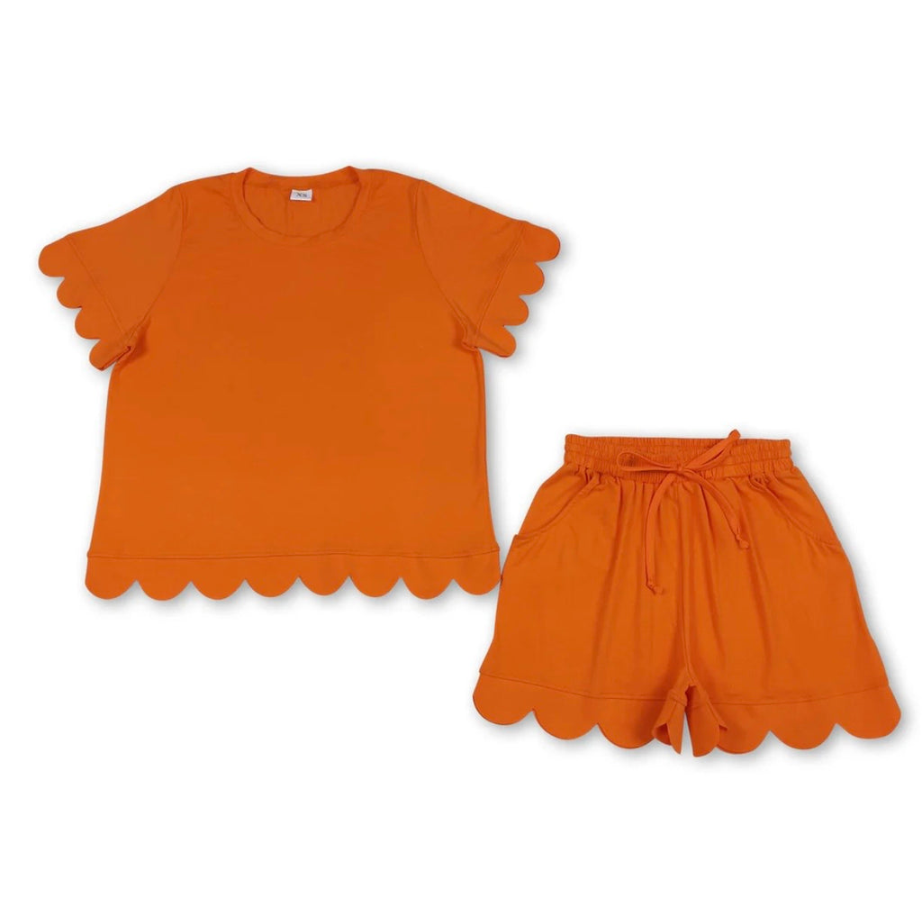 Women’s Scallop Set Solids