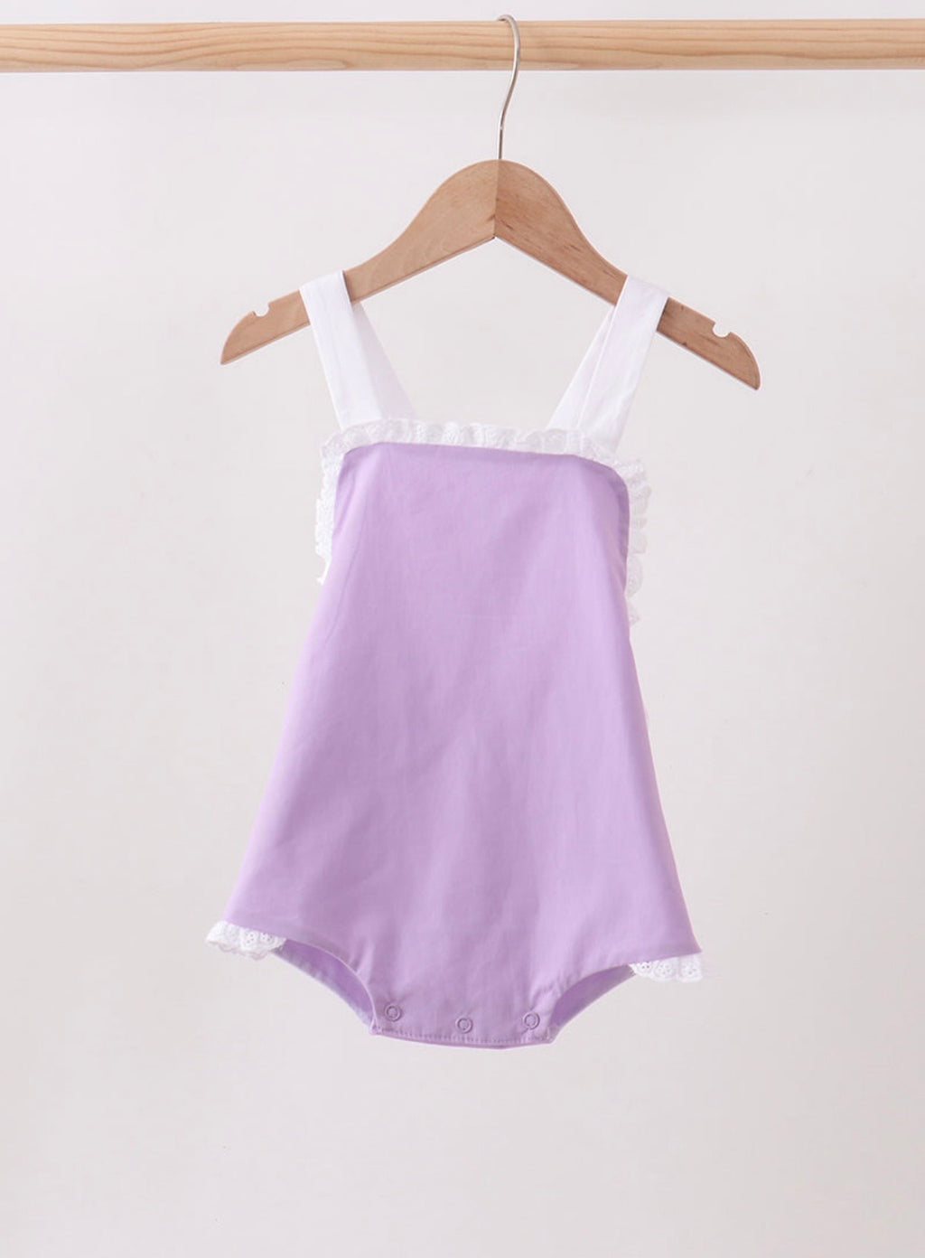 Purple Ruffle Bow Sunsuit
