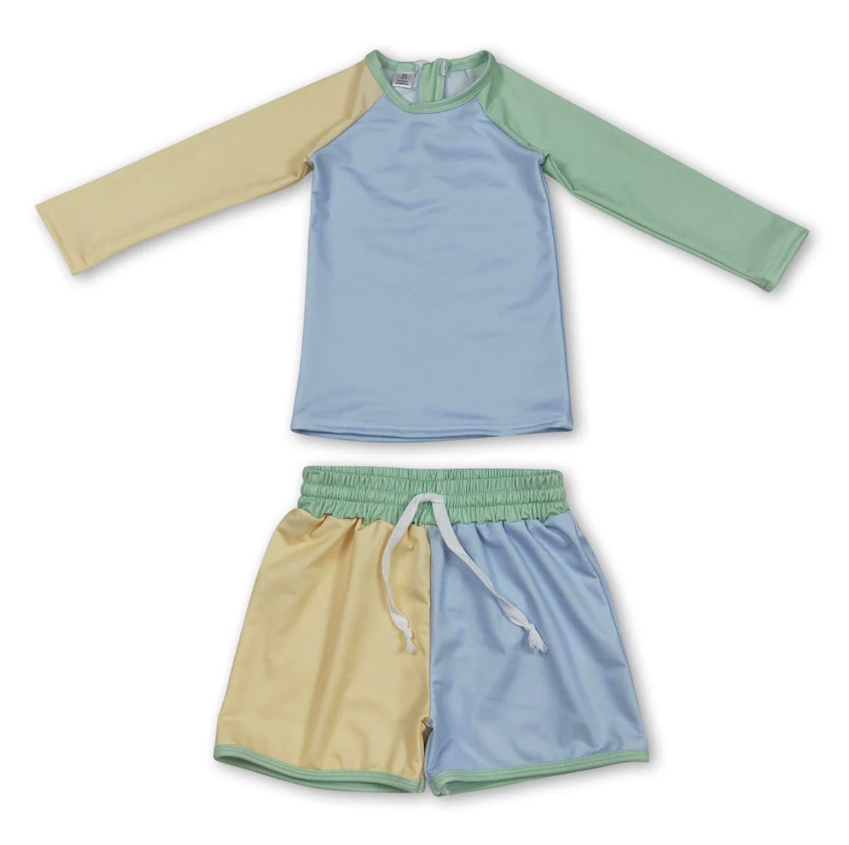 Colorblock boys swimsuit