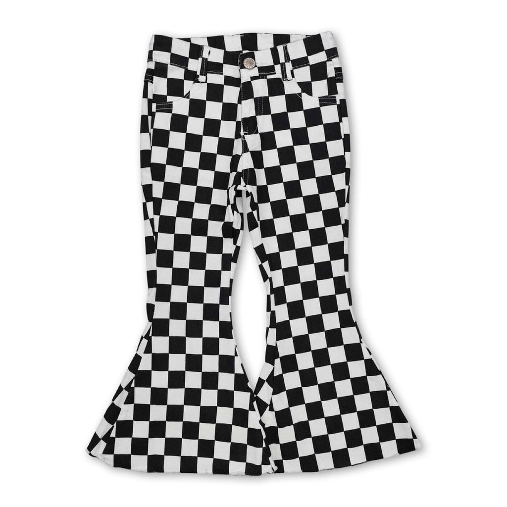 Checkered jeans