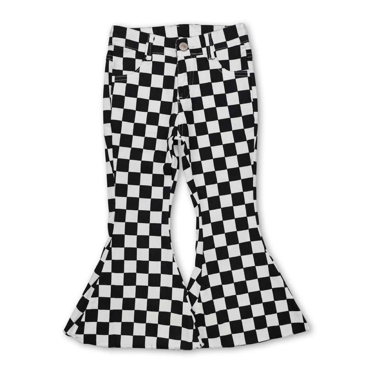 Checkered jeans