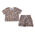 Camo girls Scallop set