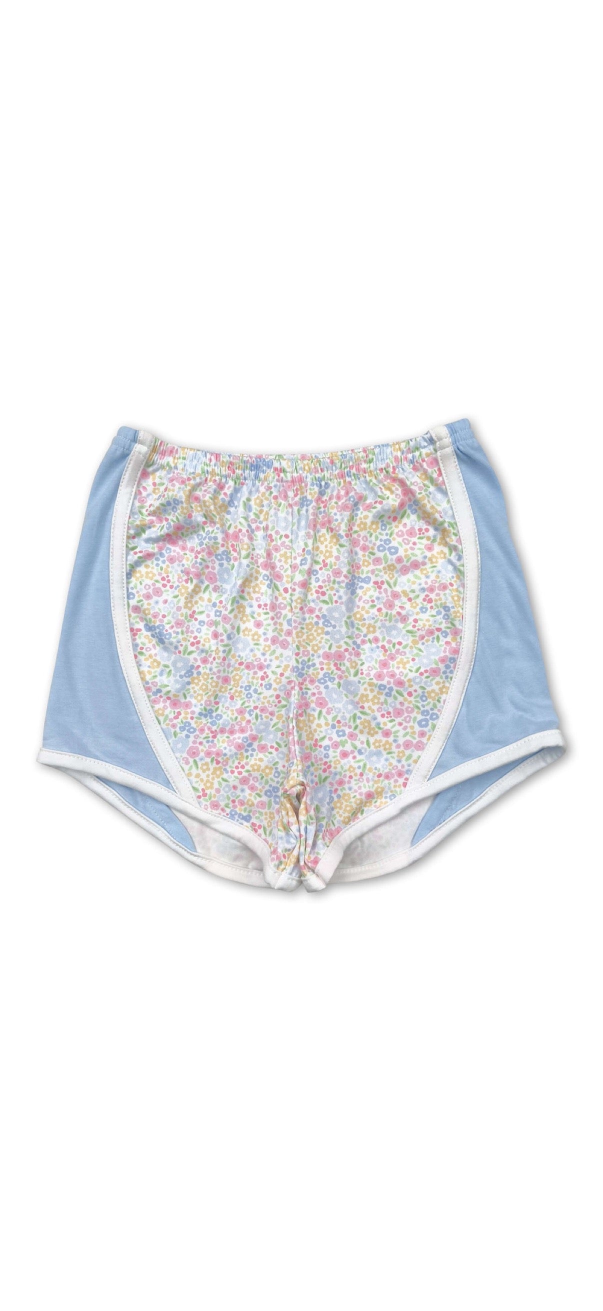 Blue Patchwork shorts